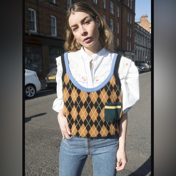 Jackets & Blazers - Oversized sweater vest
